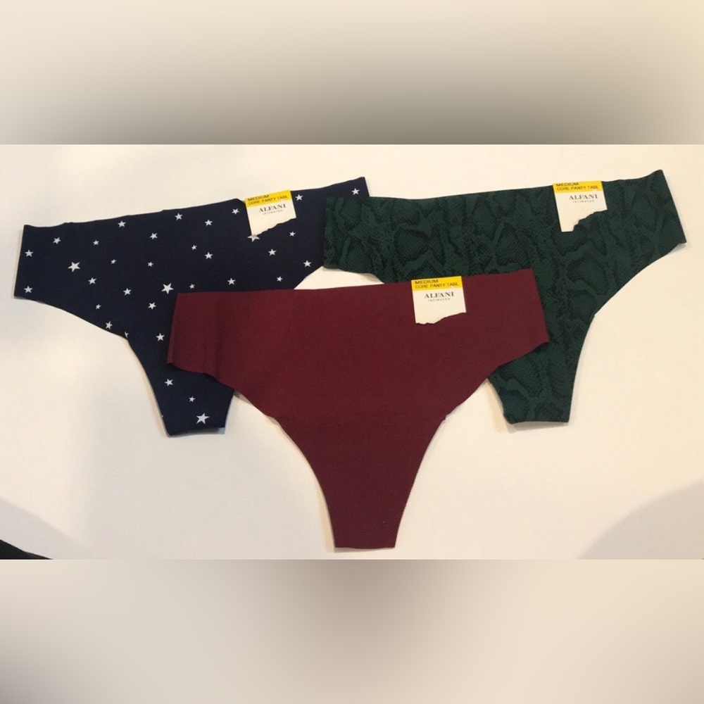 Alfani Underwear Set - Navy, Burgundy, Green